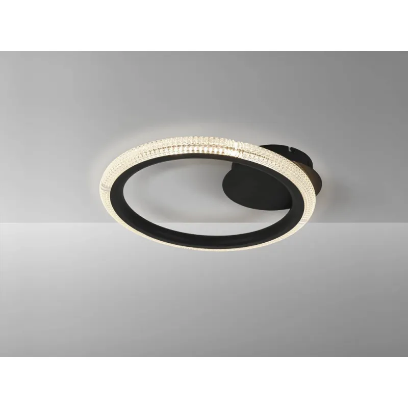 Plafoniera Schuller ·Ring· Ceiling Lamp 1 Ring, Black 717847 Led Spania