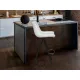 Scaun Schuller ·Samoa· High Stool, White 718257 Spania