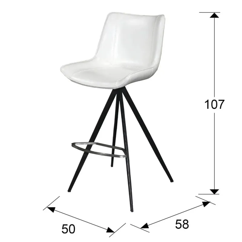 Scaun Schuller ·Samoa· High Stool, White 718257 Spania