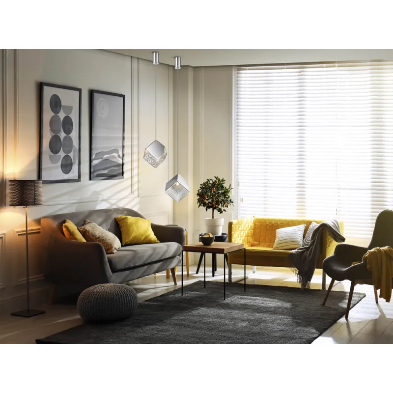 Pendul Schuller ·Priscila· Lamp 1L., Chrome 720120 G9 Spania