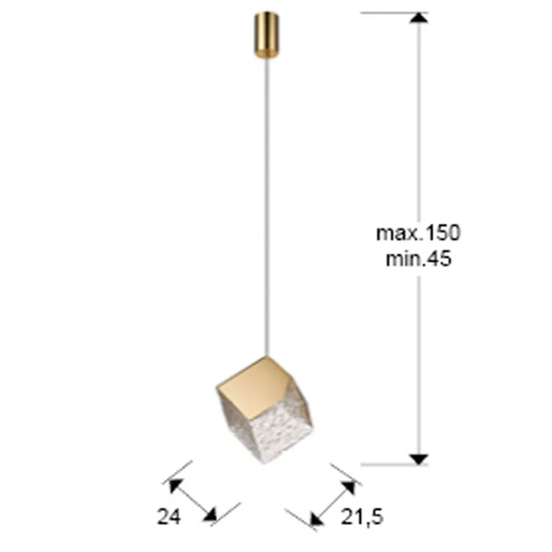 Pendul Schuller ·Priscila· Lamp 1L., Gold 720137 G9 Spania