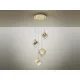 Suspensie Schuller ·Priscila· Lamp 4L., Gold 720403 G9 Spania