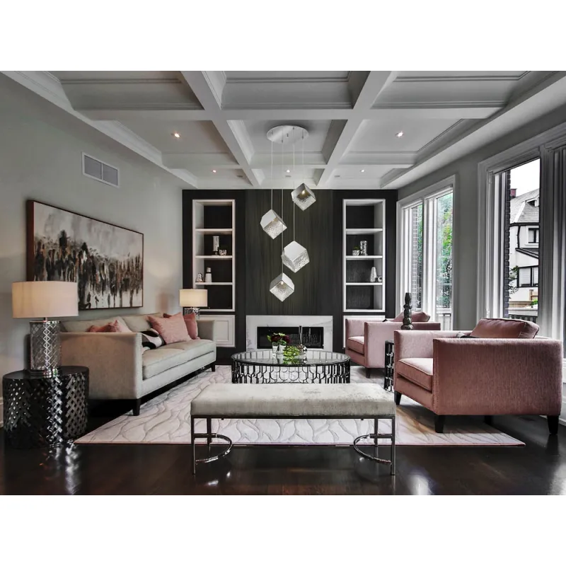 Suspensie Schuller ·Priscila· Lamp 4L., Chrome 720410 G9 Spania