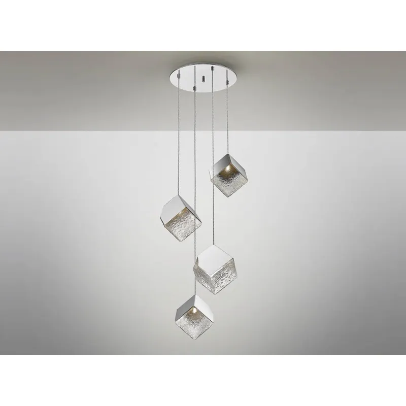 Suspensie Schuller ·Priscila· Lamp 4L., Chrome 720410 G9 Spania
