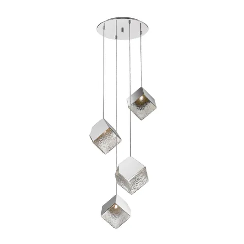 Suspensie Schuller ·Priscila· Lamp 4L., Chrome 720410 G9 Spania