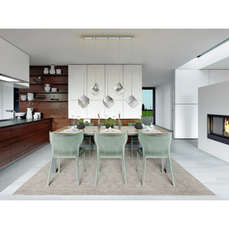 Suspensie Schuller ·Priscila· Lamp 5L., Chrome 720588 G9 Spania