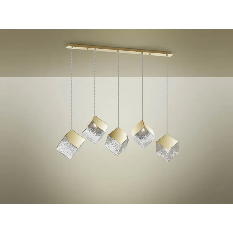 Suspensie Schuller ·Priscila· Lamp 5L., Gold 720595 G9 Spania