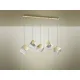 Suspensie Schuller ·Priscila· Lamp 5L., Gold 720595 G9 Spania