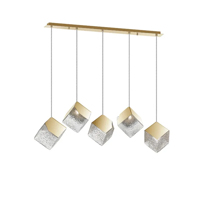 Suspensie Schuller ·Priscila· Lamp 5L., Gold 720595 G9 Spania