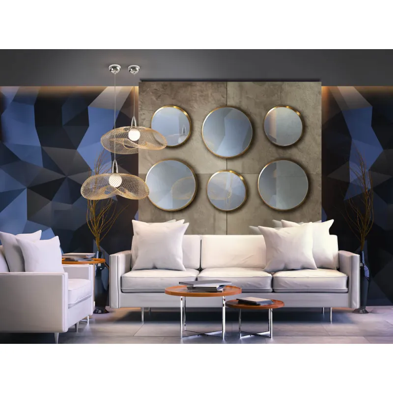 Pendul Schuller ·Forma· Lamp 1L., Chrome/Gold 735964 E27 Spania