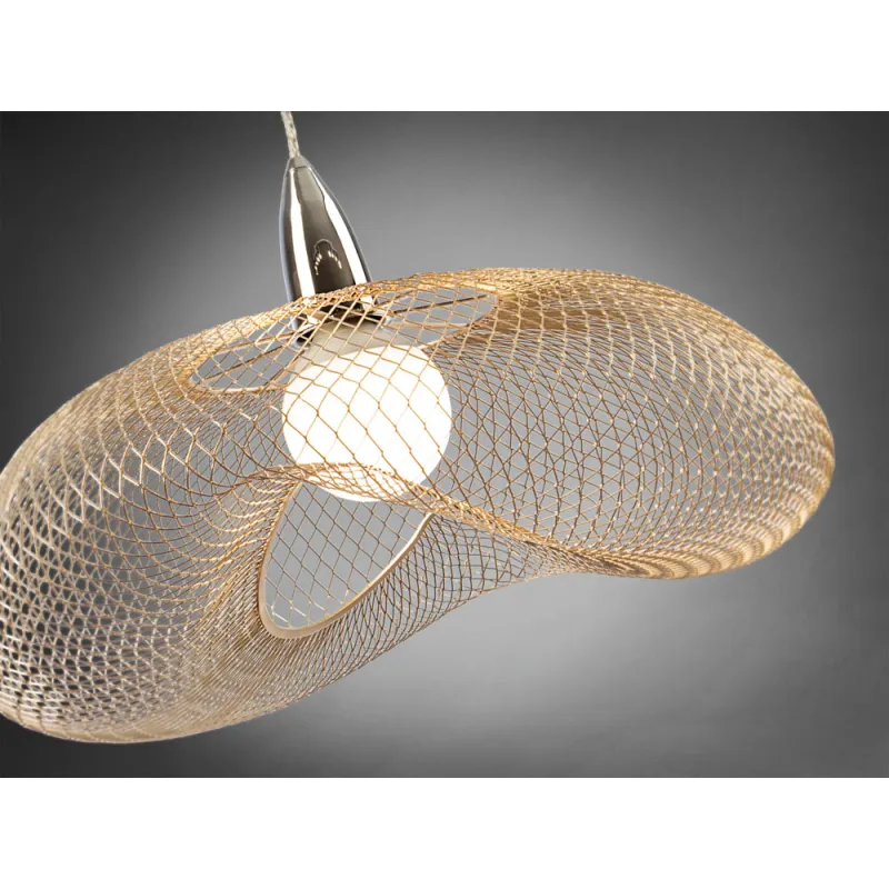 Pendul Schuller ·Forma· Lamp 1L., Chrome/Gold 735964 E27 Spania