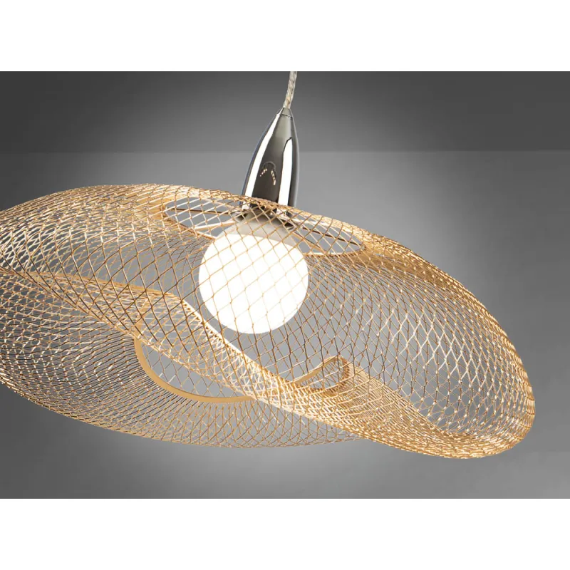 Pendul Schuller ·Forma· Lamp 1L., Chrome/Gold 735964 E27 Spania