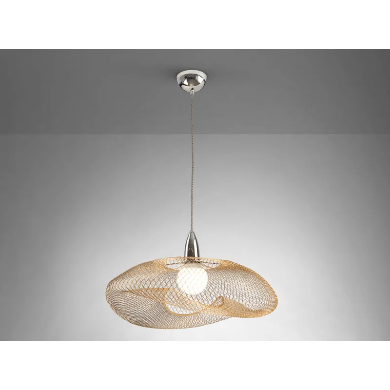 Pendul Schuller ·Forma· Lamp 1L., Chrome/Gold 735964 E27 Spania