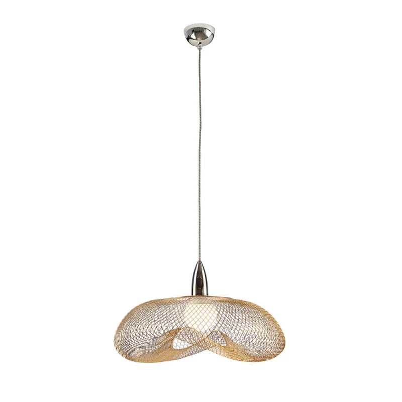 Pendul Schuller ·Forma· Lamp 1L., Chrome/Gold 735964 E27 Spania