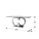 Masuta Schuller ·Casandra· Dining Table, Steel, 160 739436 Spania