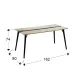 Masuta Schuller ·Zigzag· Dining Table, 162X80 743264 Spania