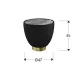 Masuta Schuller Candy - Side Table Black-Brass 745413 Spania