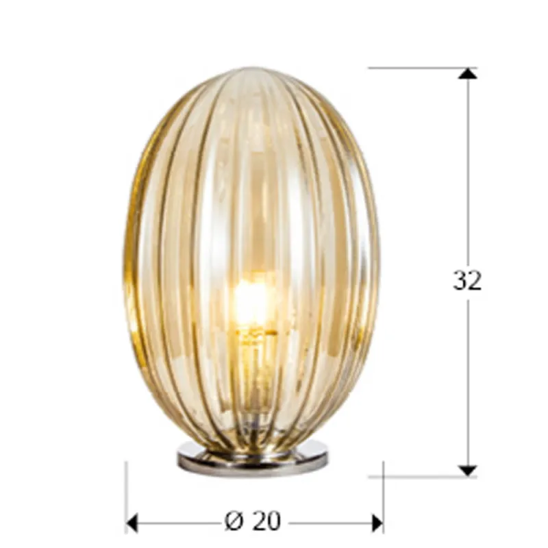 Veioza Schuller Ovila - Table Lamp 1L Cognac Ø20 752671 E27 Spania