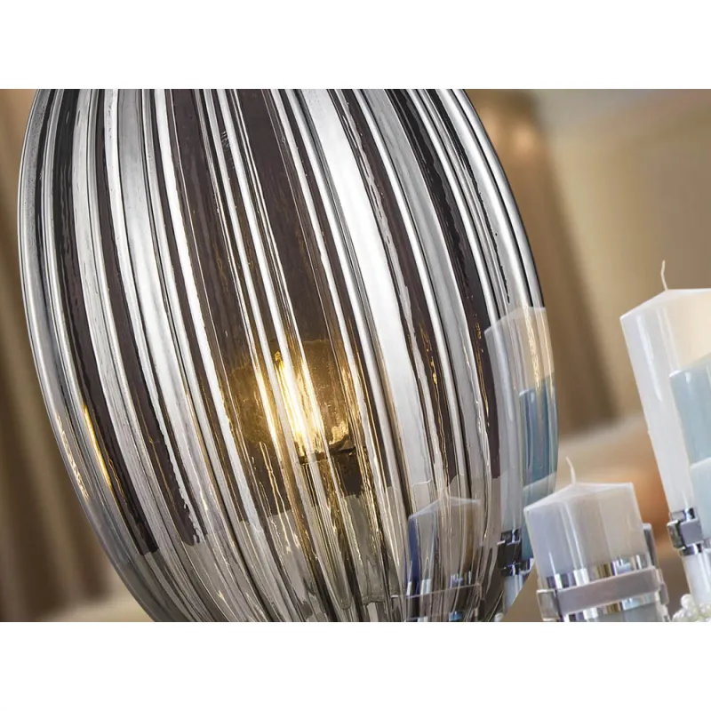 Veioza Schuller Ovila - Table Lamp 1L Smoke Ø20 752695 E27 Spania