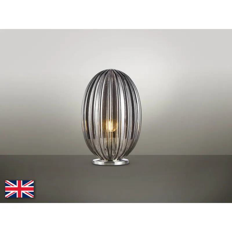 Veioza Schuller Ovila - Table Lamp 1L Smoke Ø20 752695 E27 Spania