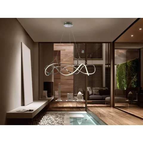 Suspensie Schuller ·Molly· Led Lamp Ø100 Chrome, Dimmable 763585D Led Spania