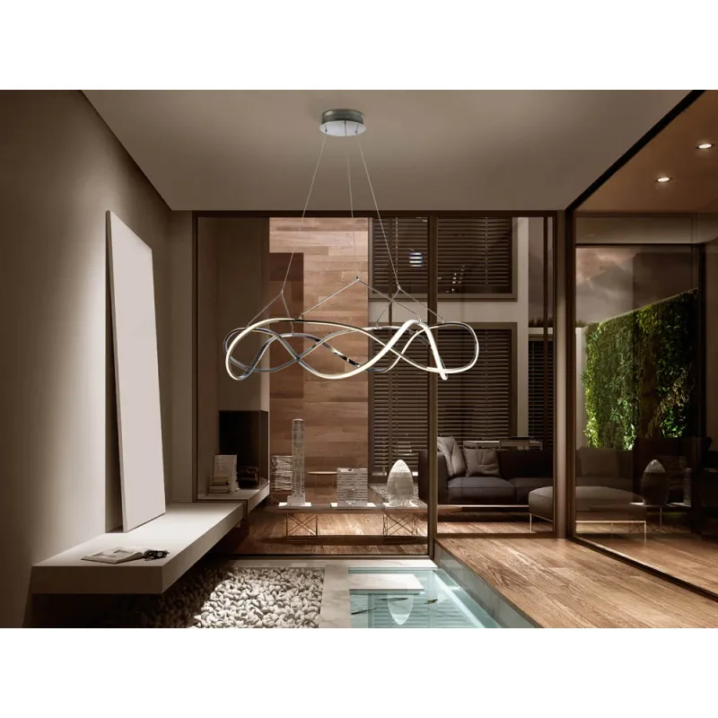 Suspensie Schuller ·Molly· Led Lamp Ø100 Chrome, Dimmable 763585D Led Spania