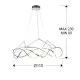Suspensie Schuller ·Molly· Led Lamp Ø100 Chrome, Dimmable 763585D Led Spania