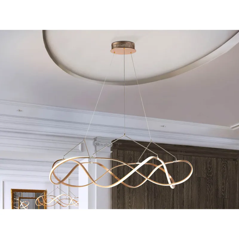 Suspensie Schuller ·Molly· Led Lamp Ø100 Rose Gold, Dimmable 763592D Led Spania