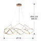 Suspensie Schuller ·Molly· Led Lamp Ø100 Rose Gold, Dimmable 763592D Led Spania