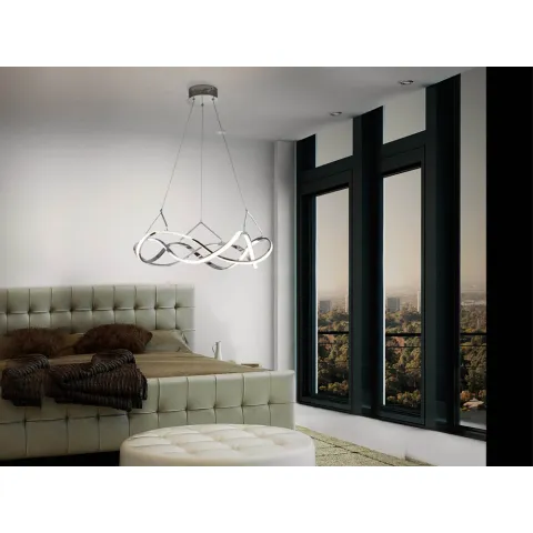 Suspensie Schuller ·Molly· Led Lamp Ø53 Chrome Dimmable 763824D Led Spania