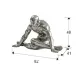 Figurina Decorativa Schuller ·Yoga· Large Figure, Silver 766937 Spania