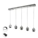 Suspensie Schuller ·Rocio· Led Lamp, 5L, Dimmable, Chrome 783618D Led Spania