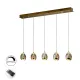 Suspensie Schuller ·Rocio· Led Lamp, 5L, Dimmable, Gold 783627D Led Spania