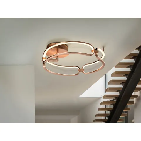 Lustra Plafon Schuller ·Colette· Led Ceiling La.Ø47 G.Rose, Dimm 786430D Led Spania