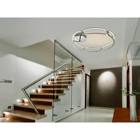 Lustra Plafon Schuller ·Colette· Led Ceiling L.Ø80, Chrome, Dimmable 786577D Led Spania