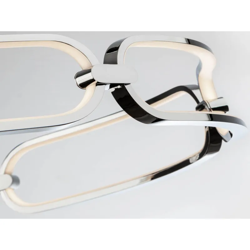 Lustra Plafon Schuller ·Colette· Led Ceiling L.Ø80, Chrome, Dimmable 786577D Led Spania