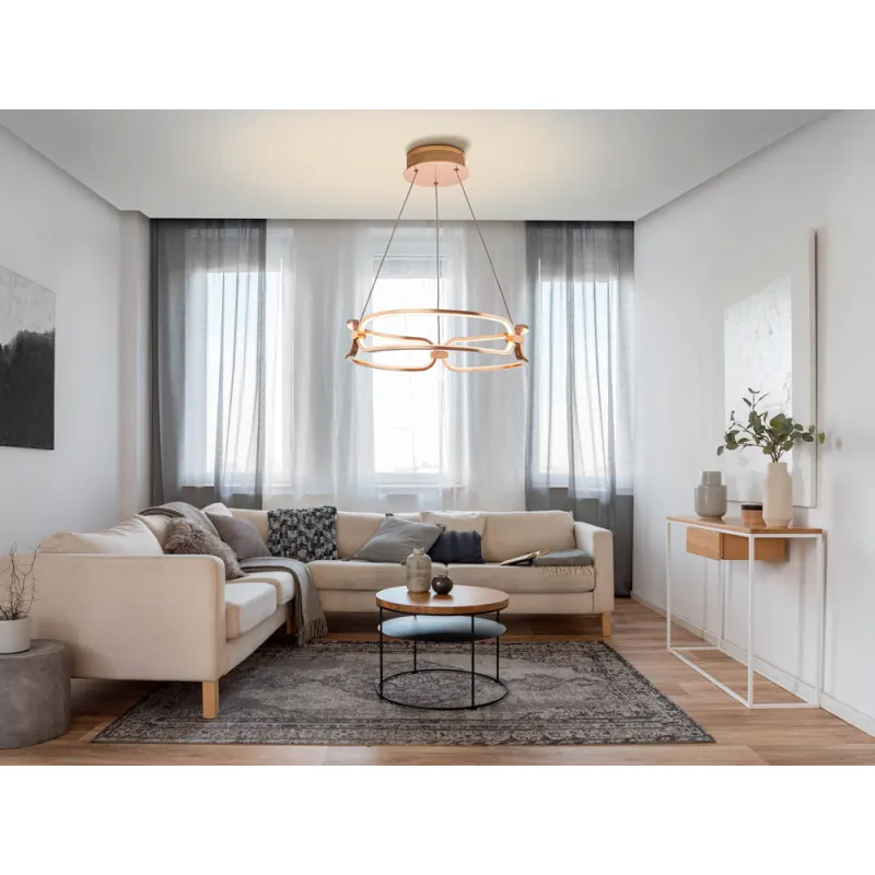 Suspensie Schuller ·Colette· Led Lamp Ø47 Gold Rose, Dimm 786621D Led Spania