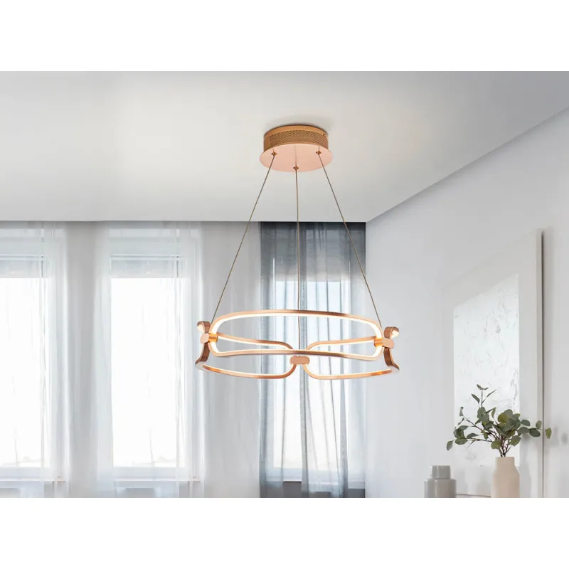 Suspensie Schuller ·Colette· Led Lamp Ø47 Gold Rose, Dimm 786621D Led Spania