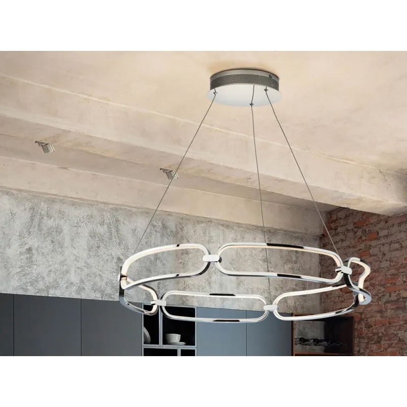 Suspensie Schuller ·Colette· Led Lamp Ø80 Chrome, Dimmable 786973D Led Spania