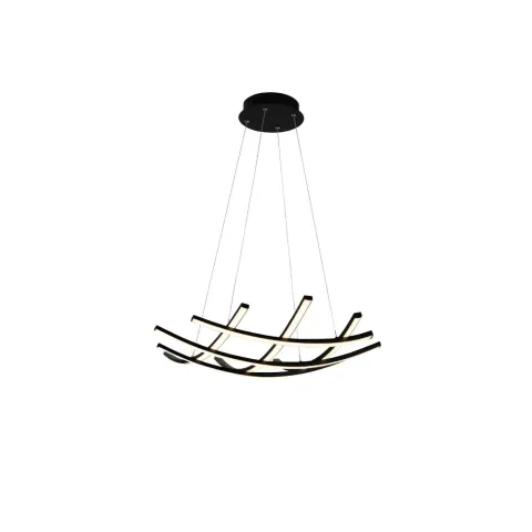 Suspensie Schuller ·Trama Ii· Lamp, Black, Ø60 797863 Led Spania