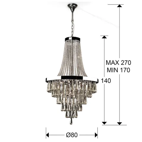 Candelabru Schuller ·Palace· Lamp 22L., Dimmable 810637D G9 Spania