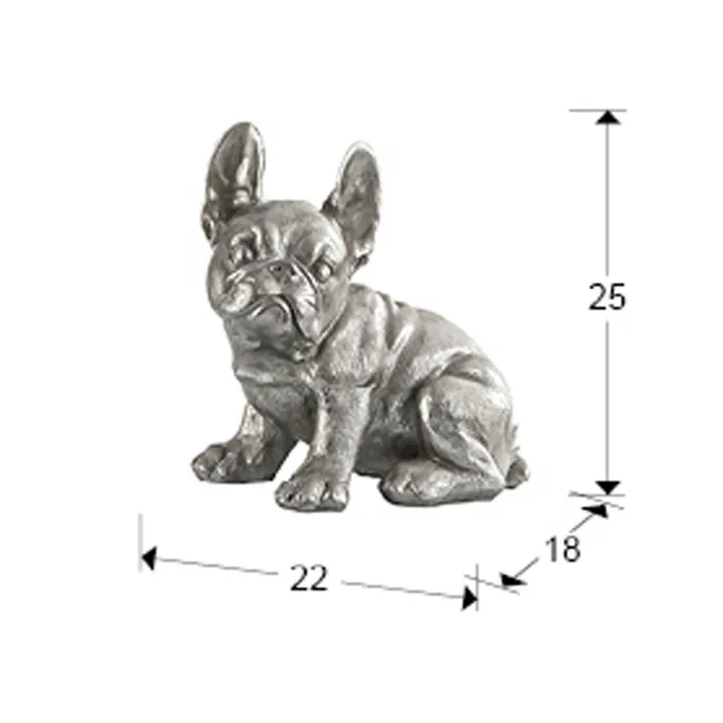 Figurina Decorativa Schuller ·Bull Frances· Small Figure, Silver 816625 Spania