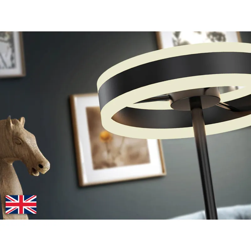Veioza Schuller ·Helia· Led Table Lamp, Matt Black 832076 Led Spania