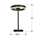Veioza Schuller ·Helia· Led Table Lamp, Matt Black 832076 Led Spania