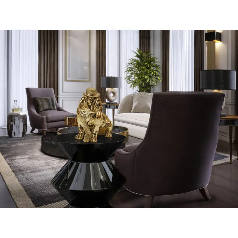 Figurina Decorativa Schuller ·Bull Dog· Small Figure, Golden 841368 Spania