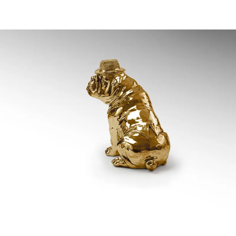 Figurina Decorativa Schuller ·Bull Dog· Small Figure, Golden 841368 Spania