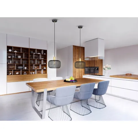 Pendul Schuller ·Osiris· Lamp 1L., Gold-Black 910132 E27 Spania