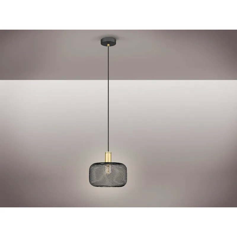 Pendul Schuller ·Osiris· Lamp 1L., Gold-Black 910132 E27 Spania