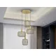 Suspensie Schuller ·Osiris· Round Lamp 4L, Gold 910460 E27 Spania