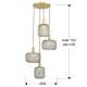 Suspensie Schuller ·Osiris· Round Lamp 4L, Gold 910460 E27 Spania